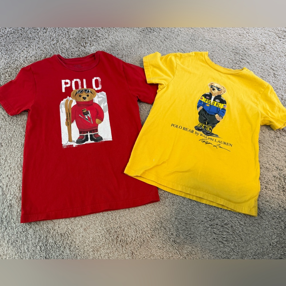 Polo by Ralph Lauren Kids' Graphic Tees in Yellow and Red (set of 2)!